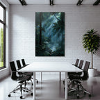 Tropics and Jungle Dense Misty Forests with Sunbeams and Vital Plants