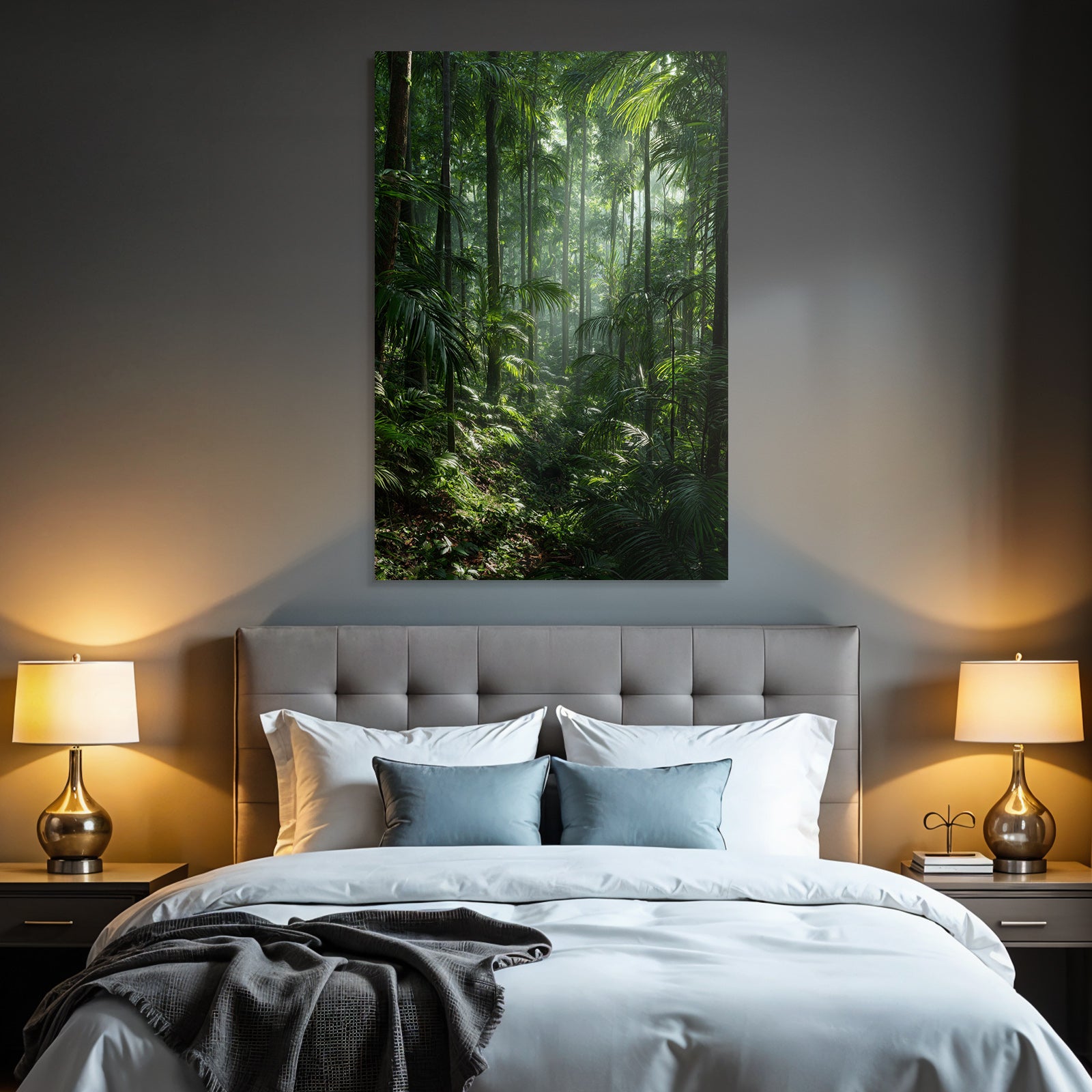 Tropics and Jungle Dense Tropical Rainforest with Sunshine