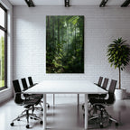 Tropics and Jungle Dense Tropical Rainforest with Sunshine