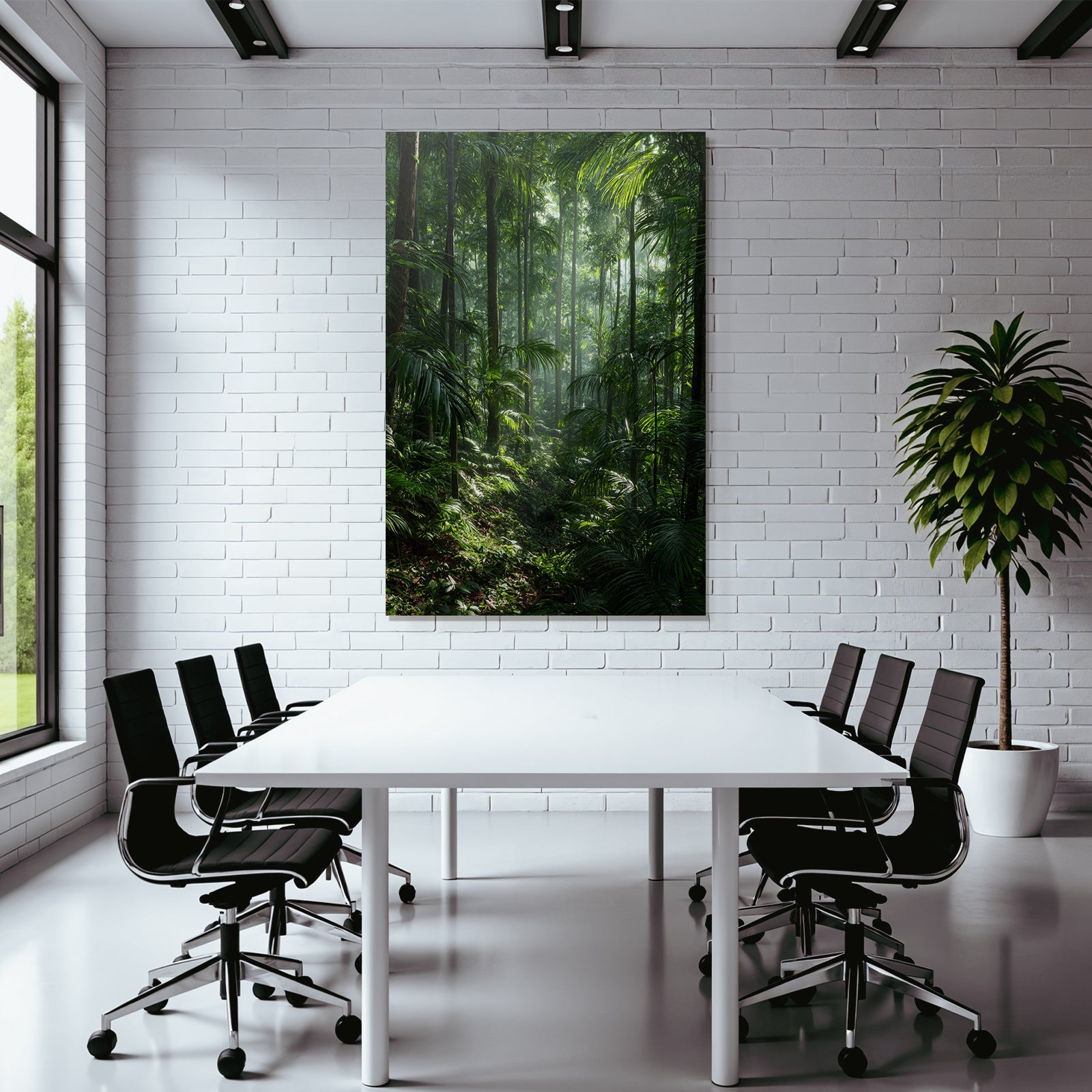 Tropics and Jungle Dense Tropical Rainforest with Sunshine