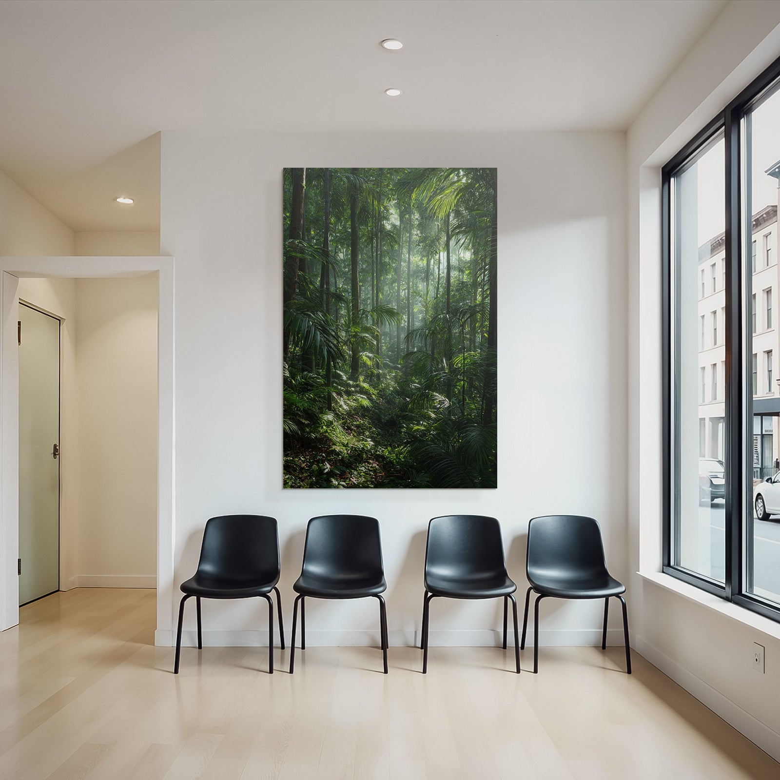 Tropics and Jungle Dense Tropical Rainforest with Sunshine