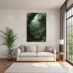 Tropics and Jungle Lush Dense Jungle Scene Misty Light Beams Biodiversity Ecosystem