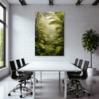 Tropics and Jungle Lush Green Tropical Forest Jungle Scenes Rich Biodiversity Mist Fog Atmosphere