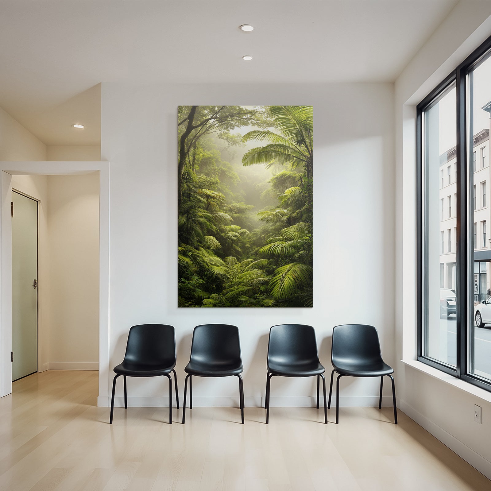 Tropics and Jungle Lush Green Tropical Forest Jungle Scenes Rich Biodiversity Mist Fog Atmosphere