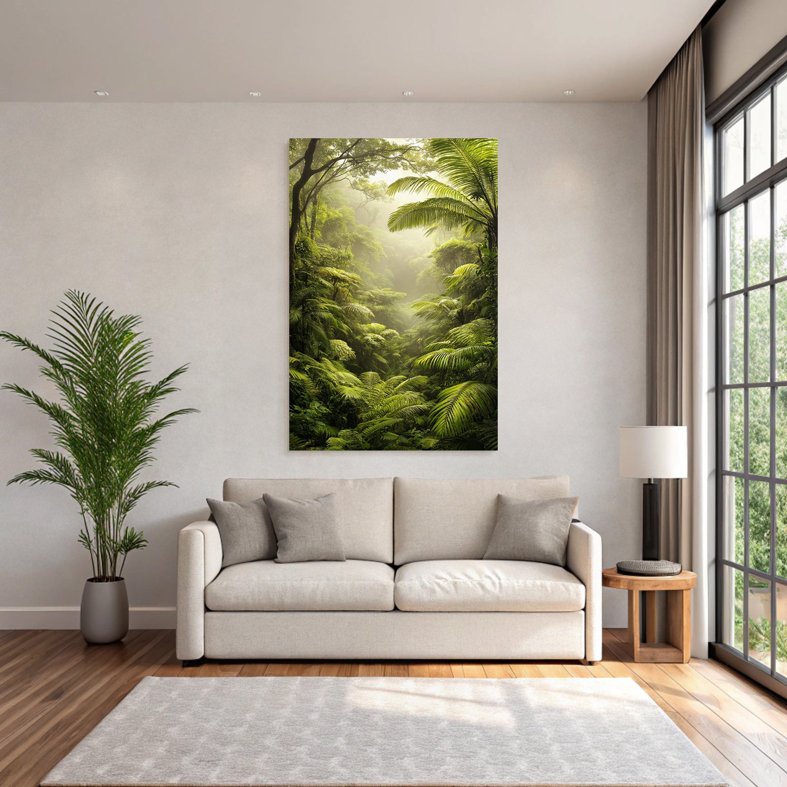 Tropics and Jungle Lush Green Tropical Forest Jungle Scenes Rich Biodiversity Mist Fog Atmosphere