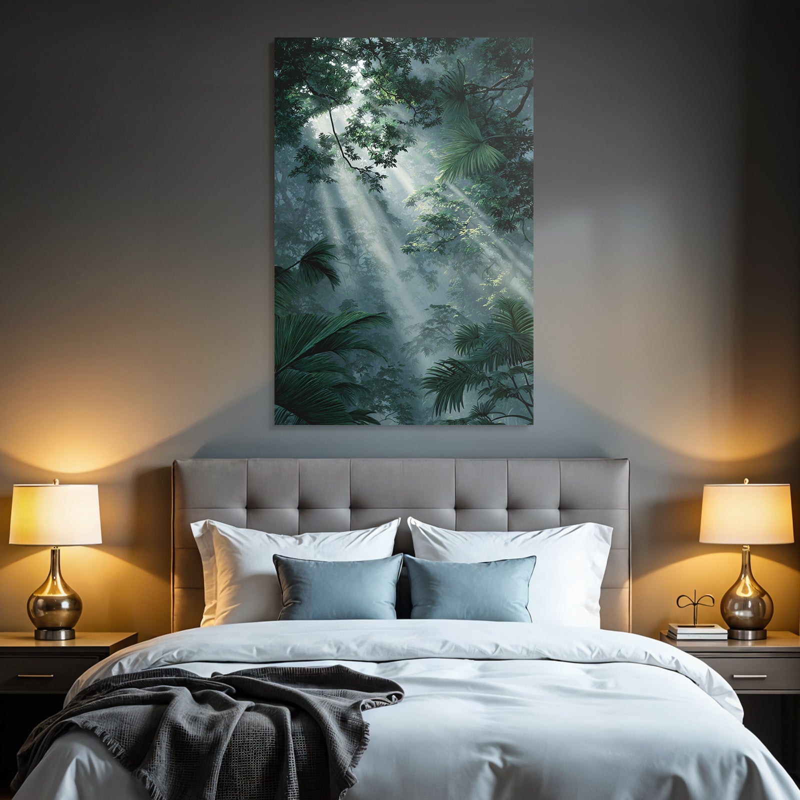 Tropics and Jungle Lush Green Jungle Scene with Diffused Light
