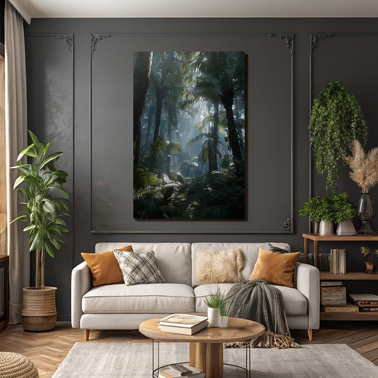 Tropics and Jungle Lush Illuminated Jungle Mystical Atmosphere Tropical Jungle