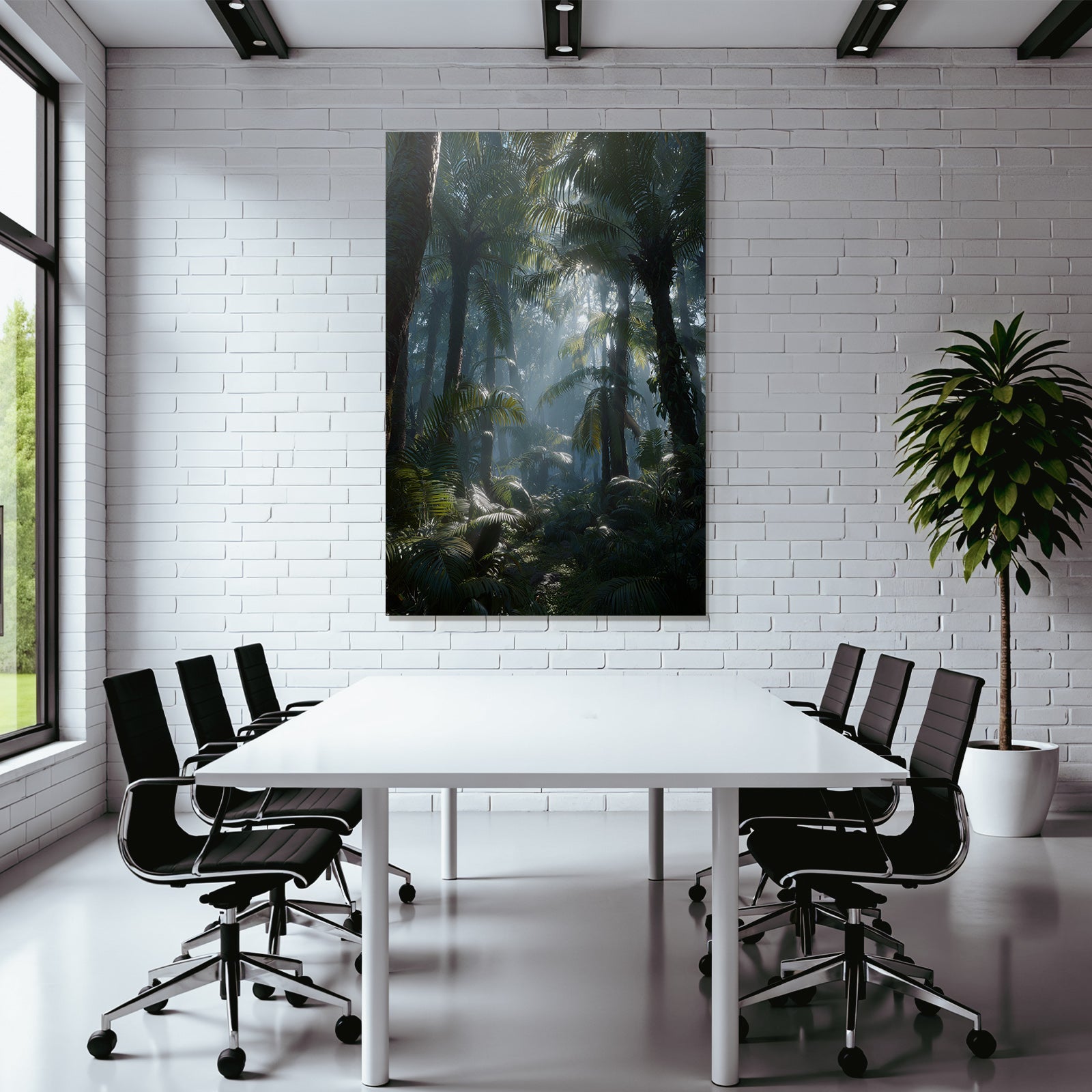 Tropics and Jungle Lush Illuminated Jungle Mystical Atmosphere Tropical Jungle