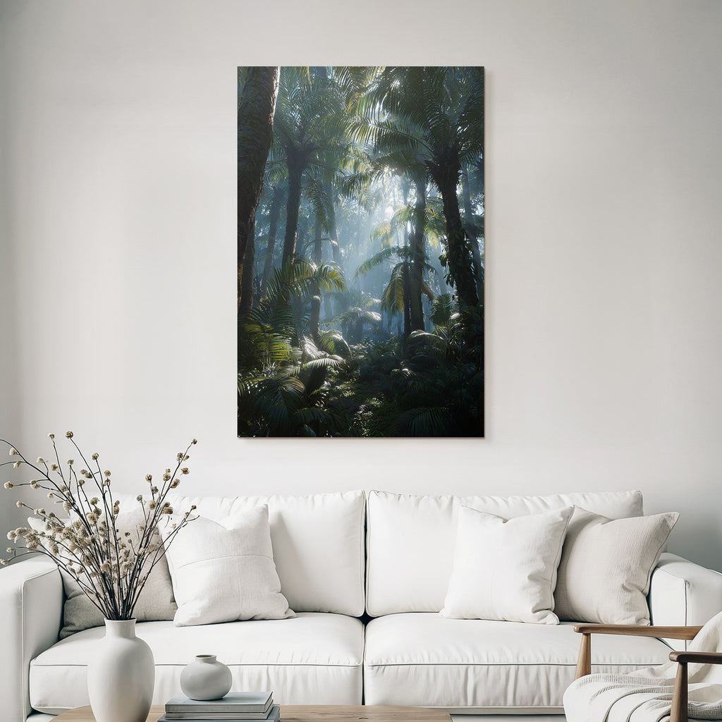 Tropics and Jungle Lush Illuminated Jungle Mystical Atmosphere Tropical Jungle