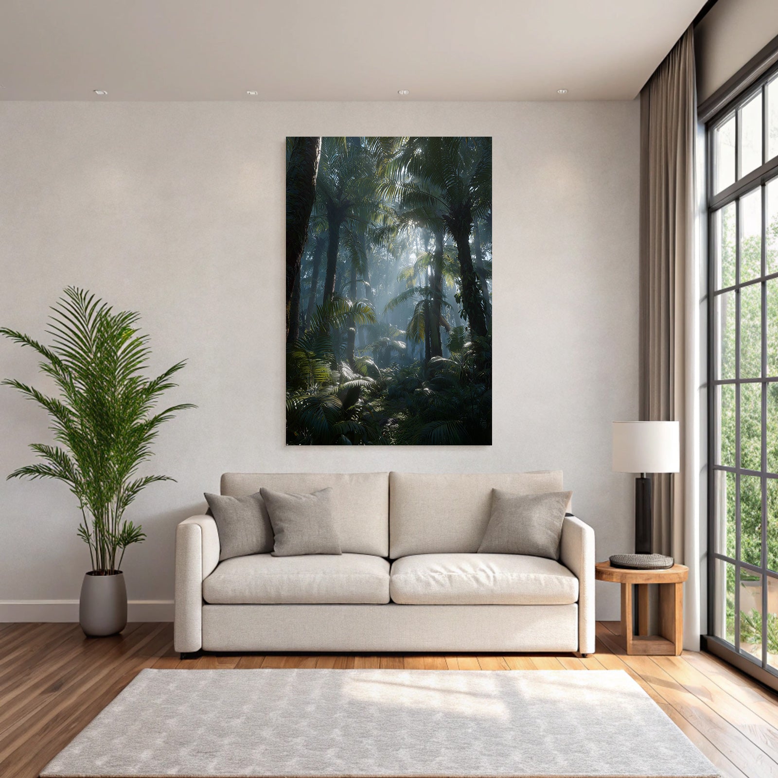 Tropics and Jungle Lush Illuminated Jungle Mystical Atmosphere Tropical Jungle
