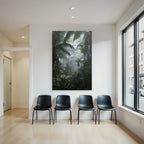 Tropen Und Dschungel Lush Jungle Rainforest Scene Misty Foggy Atmosphere Light Filtering Deep Greenery