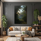 Tropics and Jungle Tranquil Natural Landscape Tropical with Palm Trees