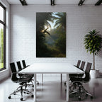 Tropics and Jungle Tranquil Natural Landscape Tropical with Palm Trees