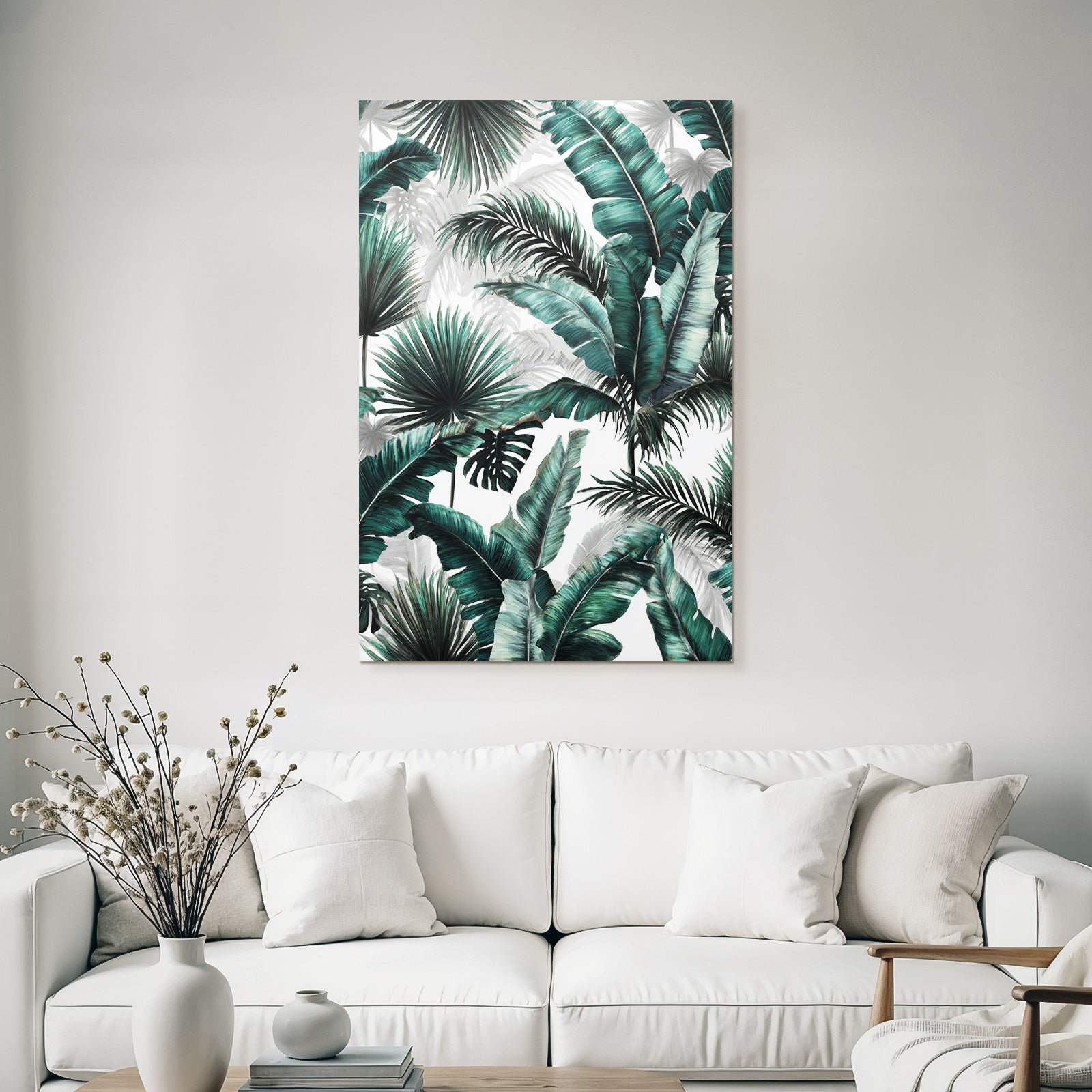 Tropics and jungle tropical leaf patterns palm leaf and banana leaf patterns decorative background