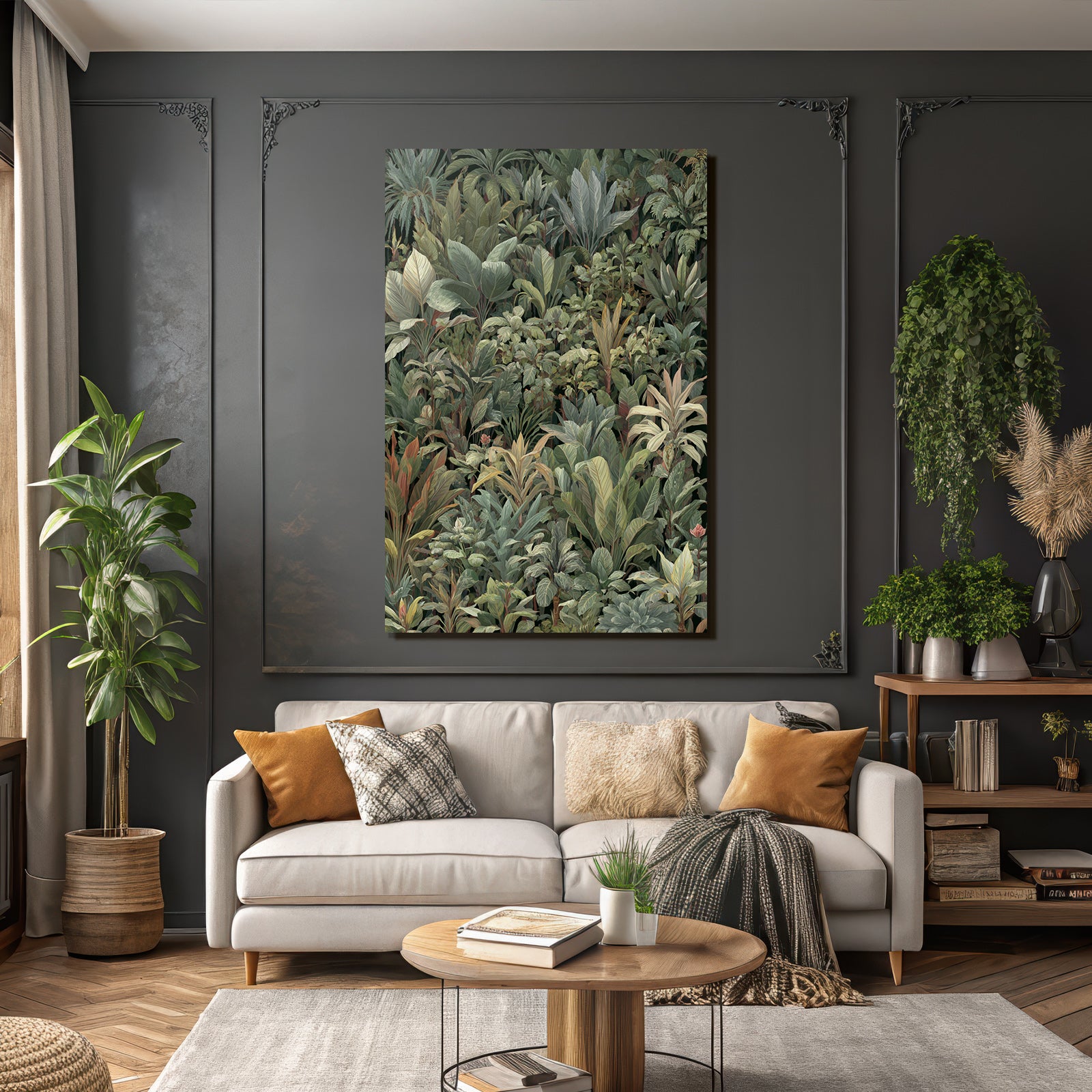 Tropics and Jungle Tropical Plants Dense Forest Background