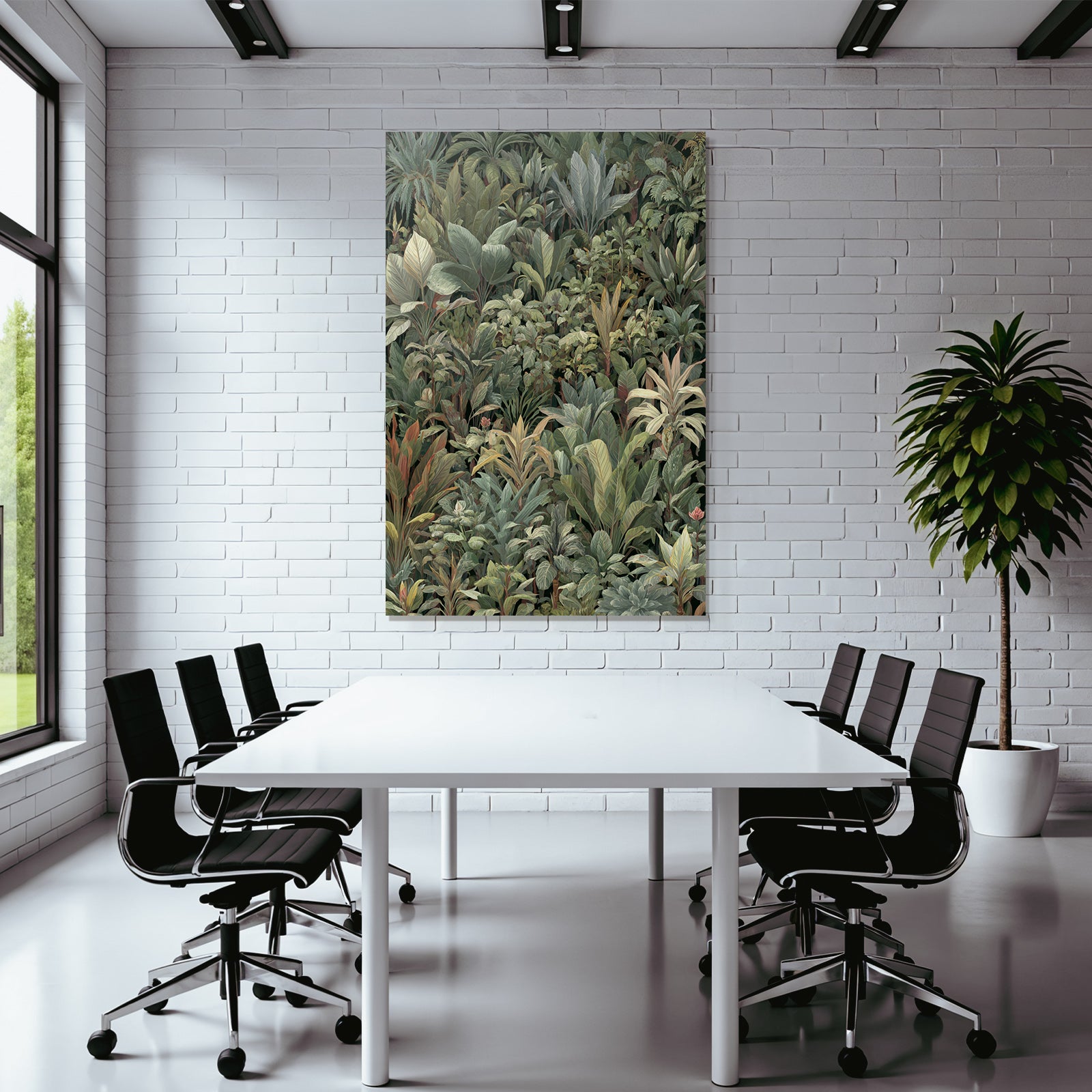Tropics and Jungle Tropical Plants Dense Forest Background