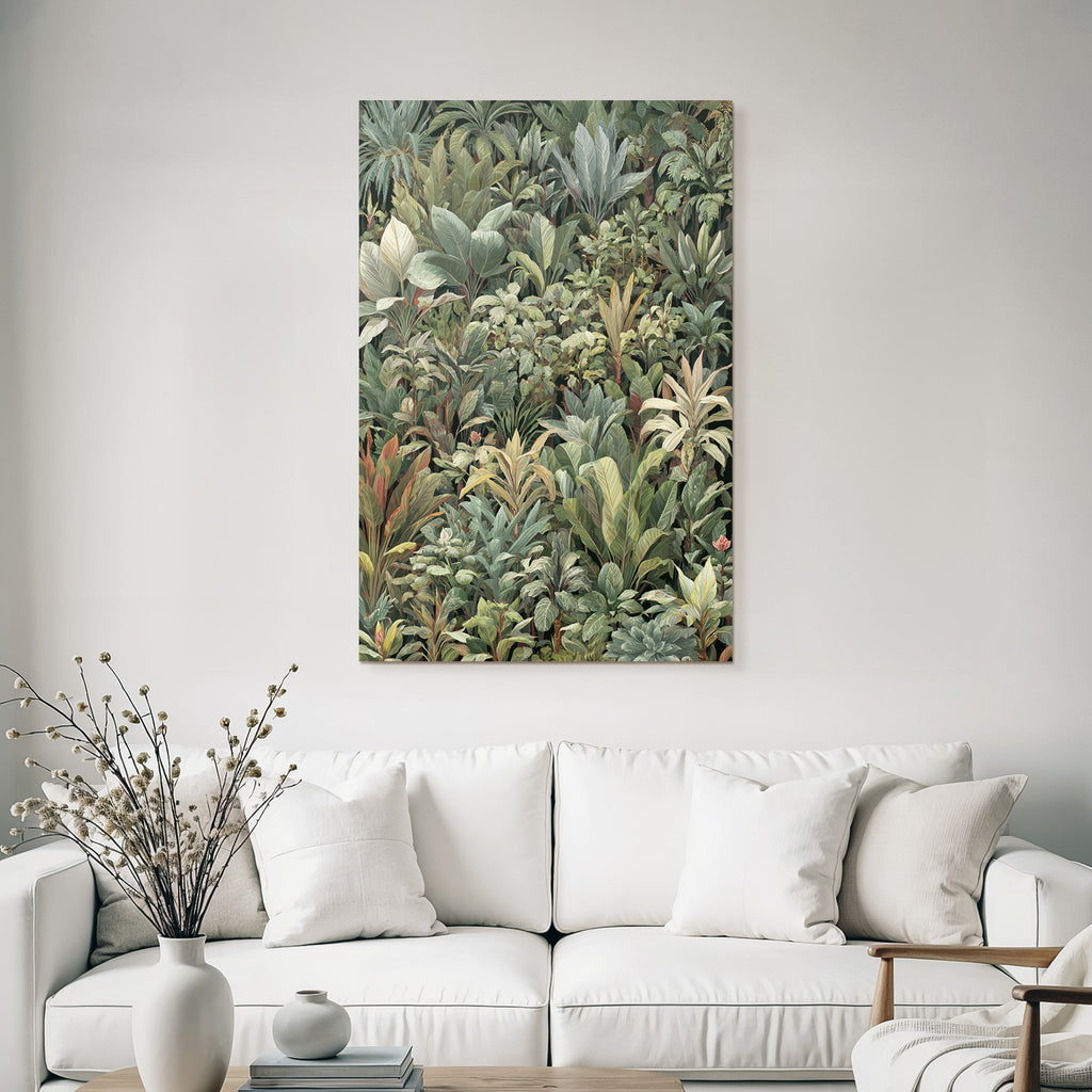 Tropics and Jungle Tropical Plants Dense Forest Background