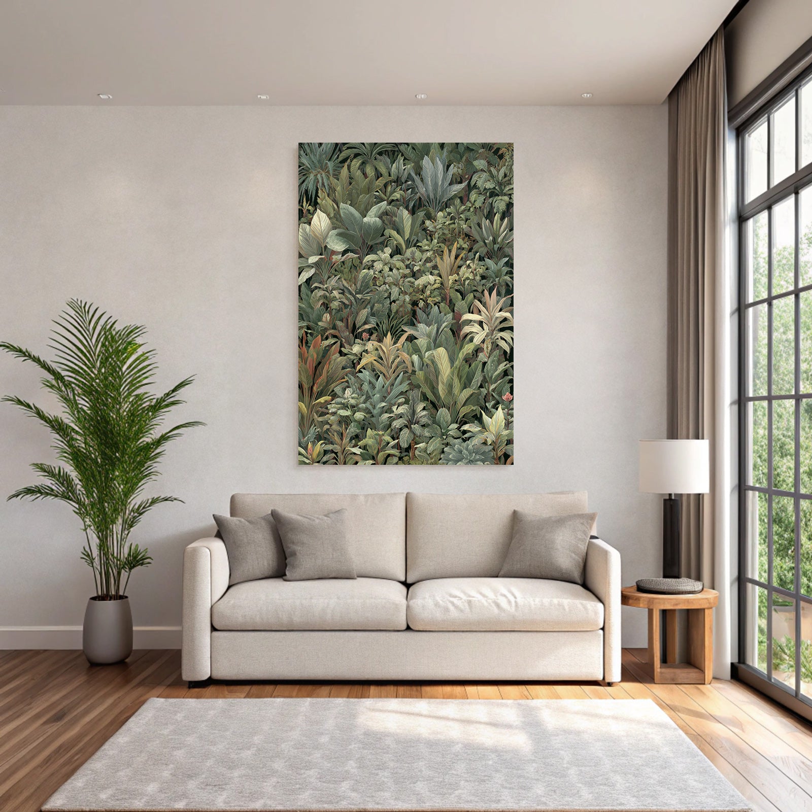 Tropics and Jungle Tropical Plants Dense Forest Background