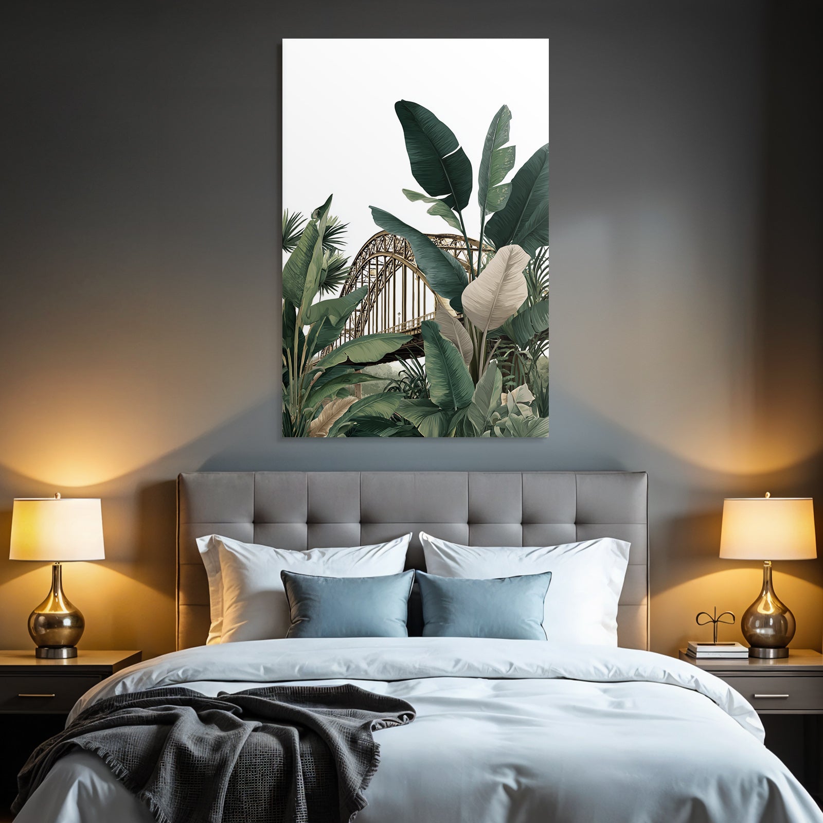 Tropics and Jungle Tropical Vegetation and Bridge Existence