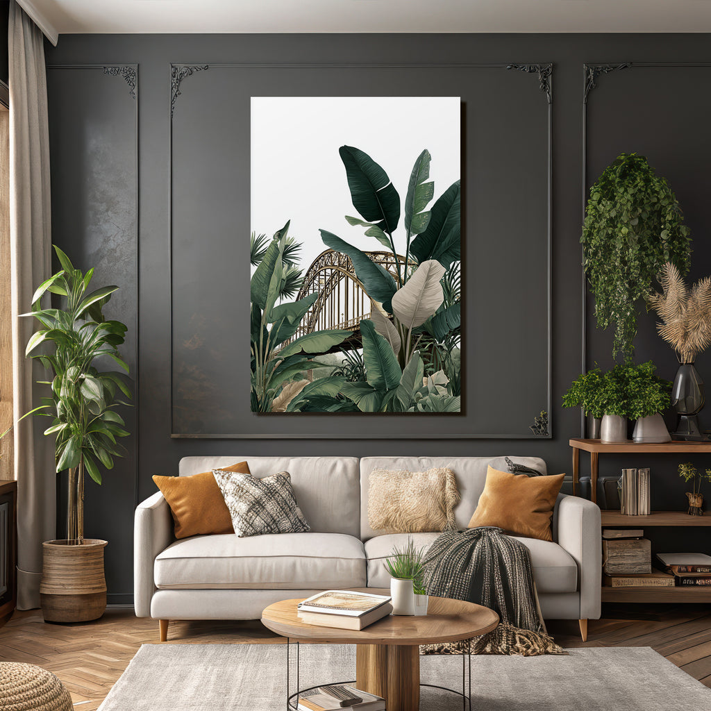 Tropics and Jungle Tropical Vegetation and Bridge Existence