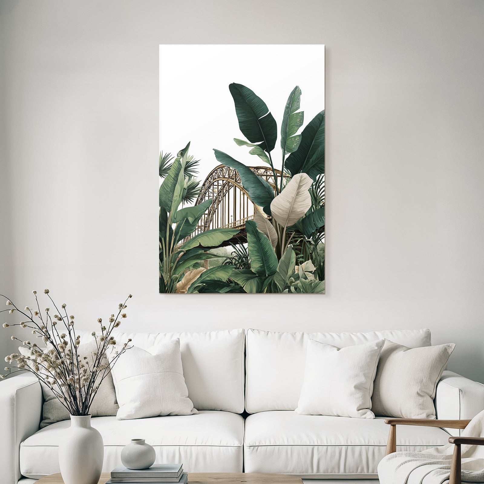 Tropics and Jungle Tropical Vegetation and Bridge Existence