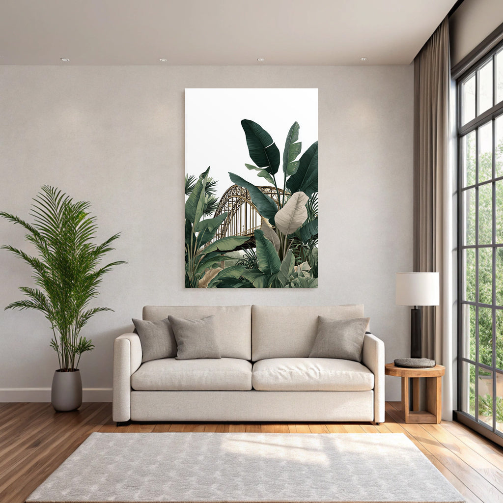 Tropics and Jungle Tropical Vegetation and Bridge Existence