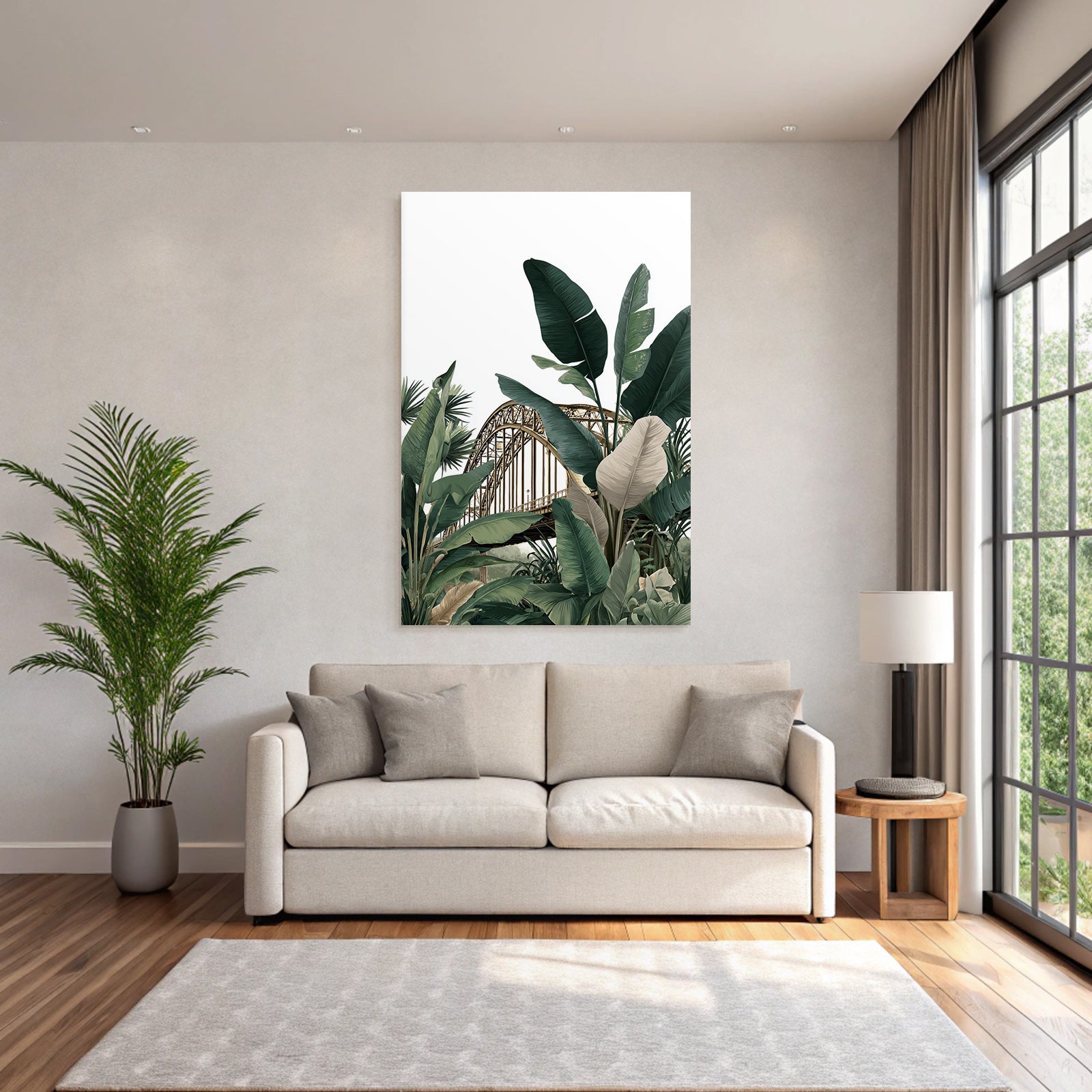 Tropics and Jungle Tropical Vegetation and Bridge Existence