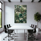 Tropics and Jungle Tropical Pattern Palm Trees Greenery Decoration