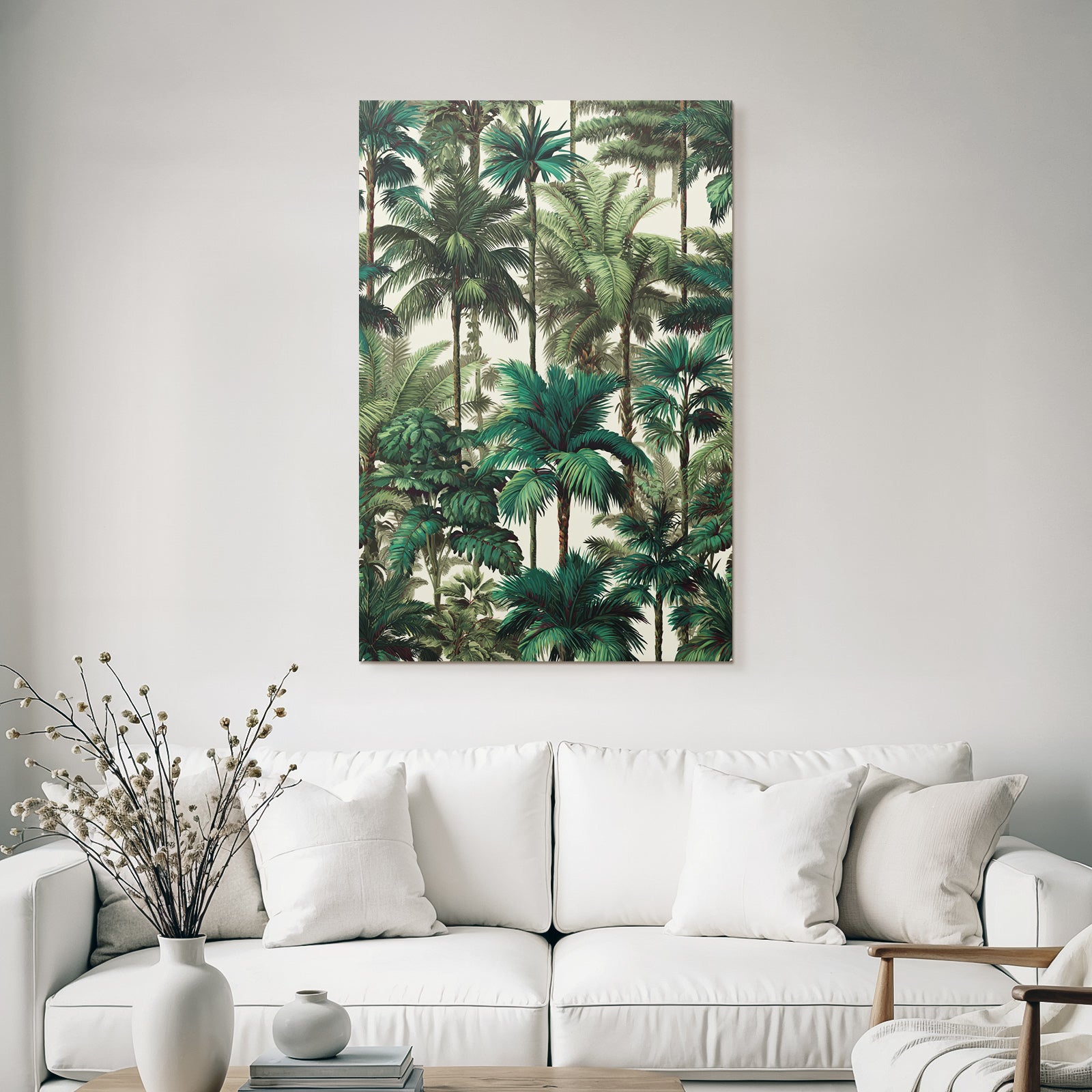 Tropics and Jungle Tropical Pattern Palm Trees Greenery Decoration
