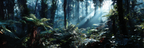Tropen Und Dschungel Dichter Wald Mit Lichtspiel In Tropischem Umfeld | Tropen und Dschungel | Landschaften