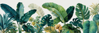Tropen Und Dschungel Tropische Blätter Vibrant Kunstwerk Botanisches Gefühl | Tropen und Dschungel | Landschaften