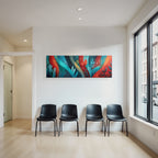 Tropics and Jungle Abstract Art of Vibrant Colors and Organic Forms