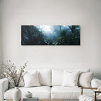 Tropics and Jungle Dense lush jungle with mist and tropical plants