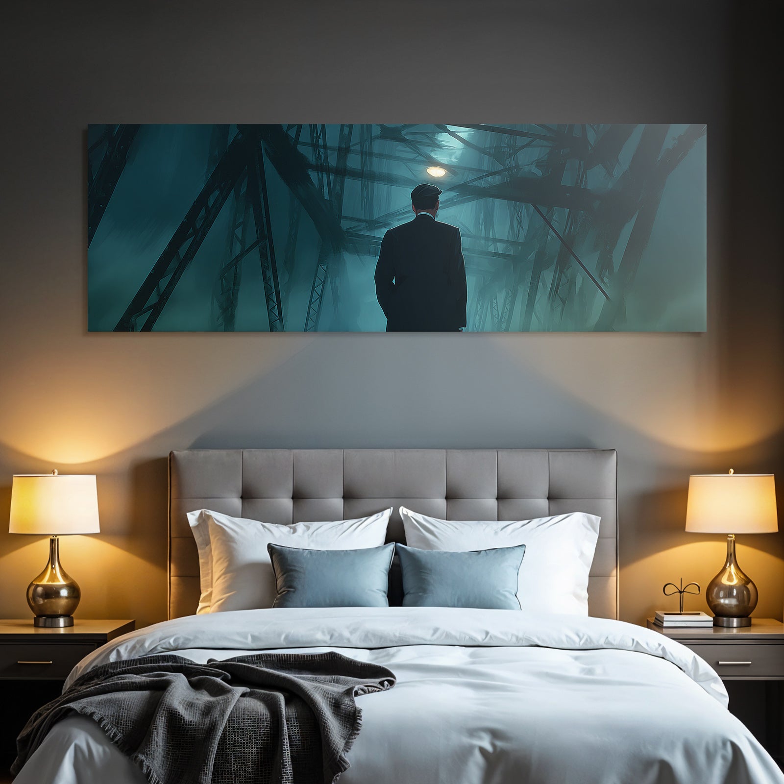 Tropics and Jungle Dark Industrial Environment Mysterious Figures Travel
