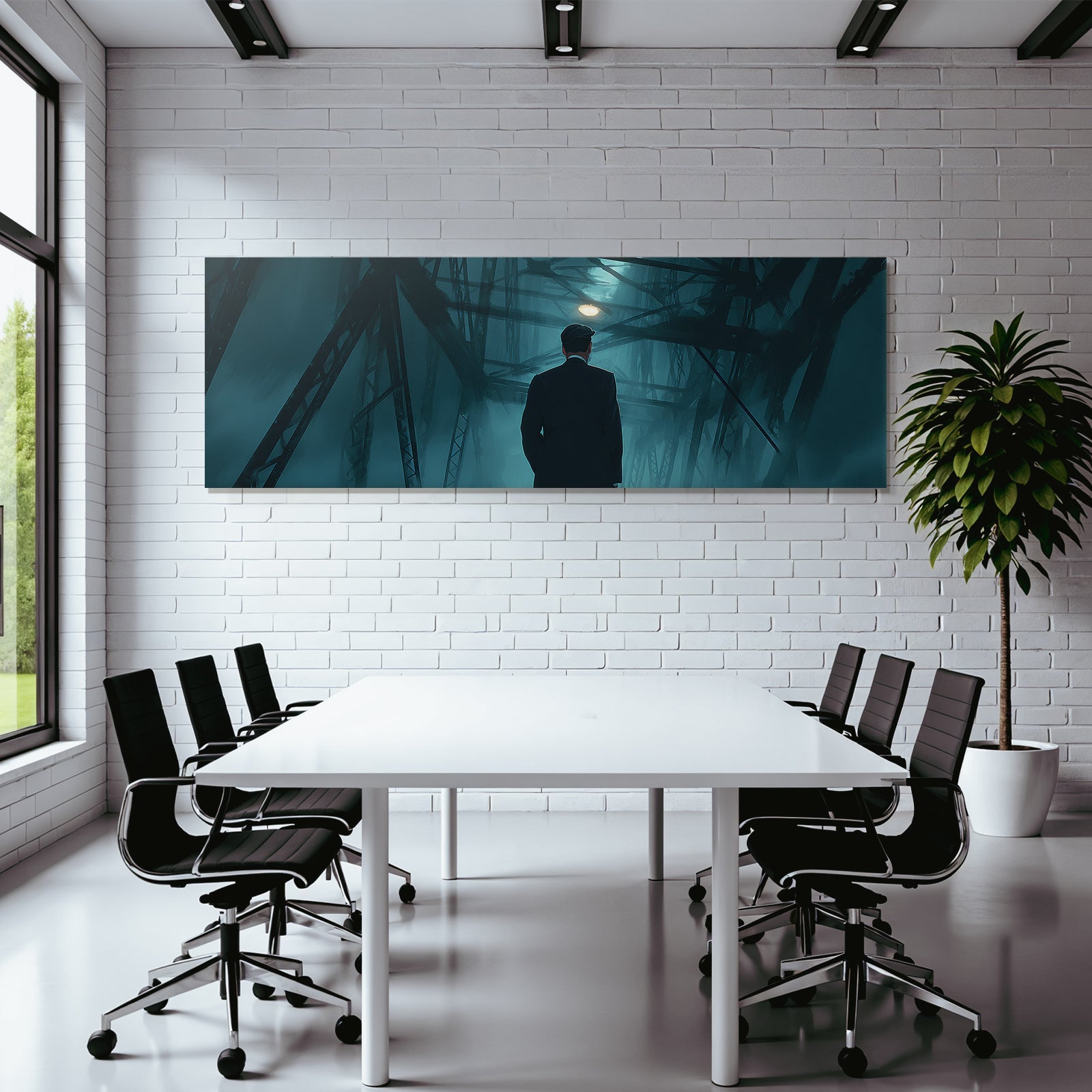 Tropics and Jungle Dark Industrial Environment Mysterious Figures Travel