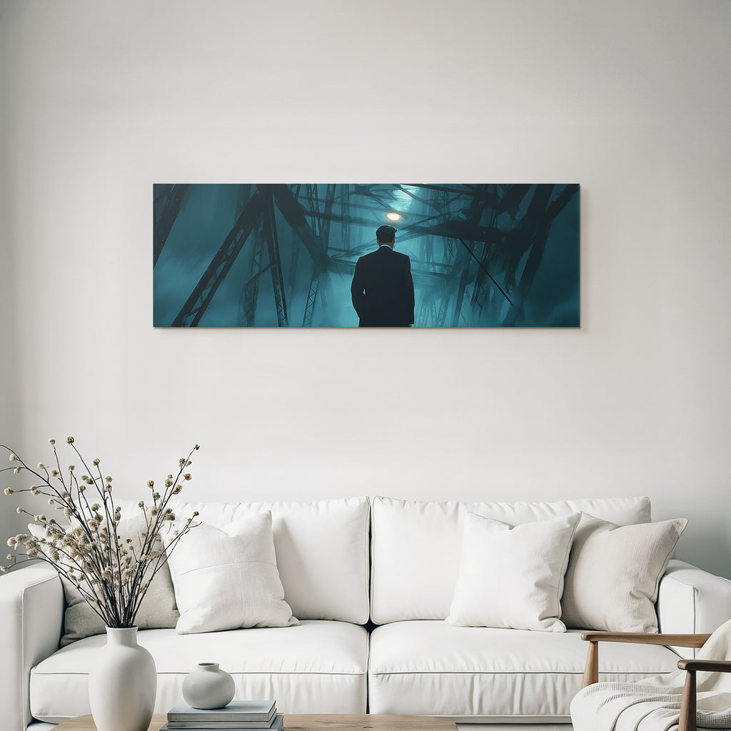 Tropics and Jungle Dark Industrial Environment Mysterious Figures Travel