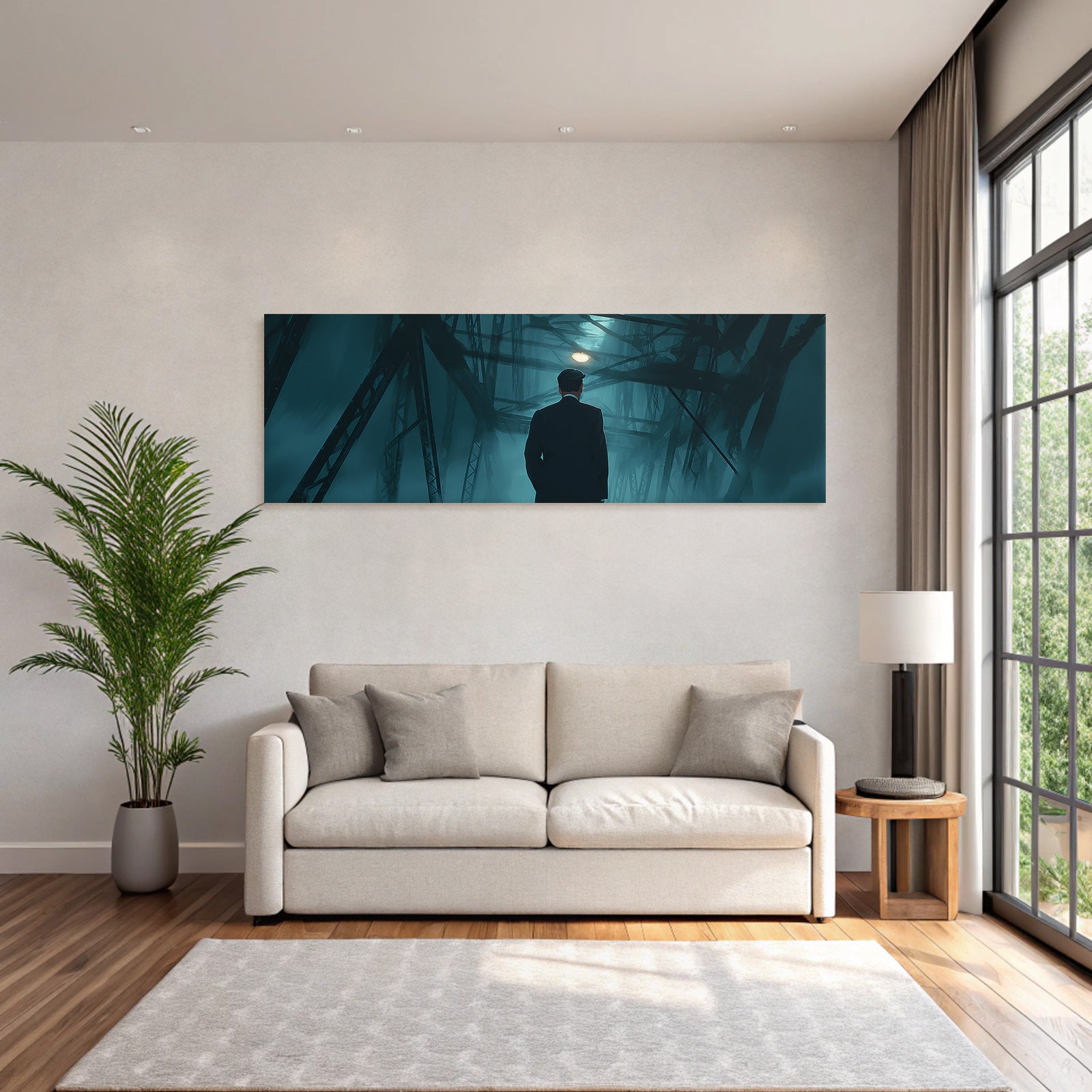 Tropics and Jungle Dark Industrial Environment Mysterious Figures Travel