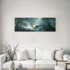 Tropics and Jungle Peace in the Forest with Flowing Waterfall