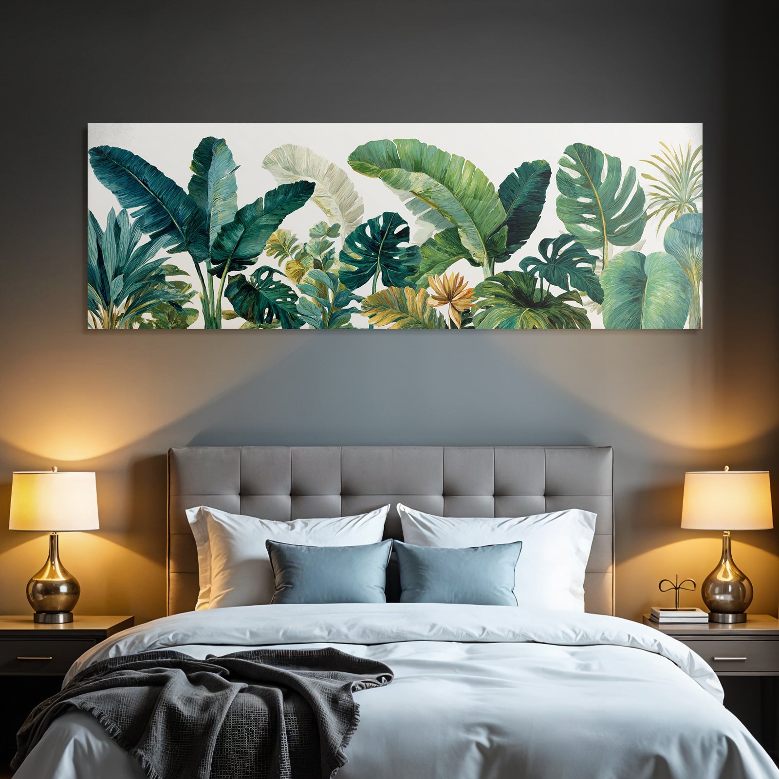 Tropics and Jungle Tropical Leaves Vibrant Artwork Botanical Feeling