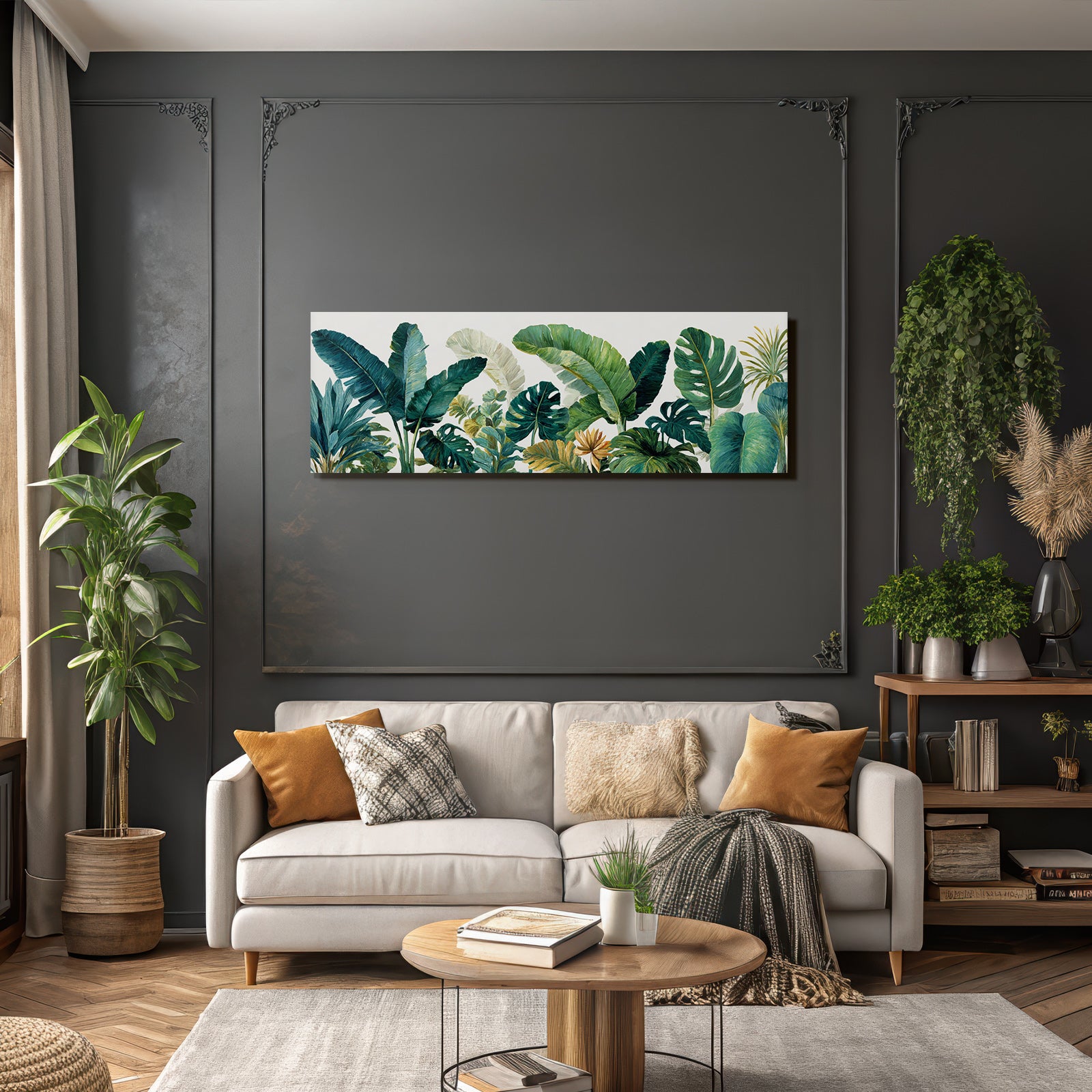 Tropics and Jungle Tropical Leaves Vibrant Artwork Botanical Feeling