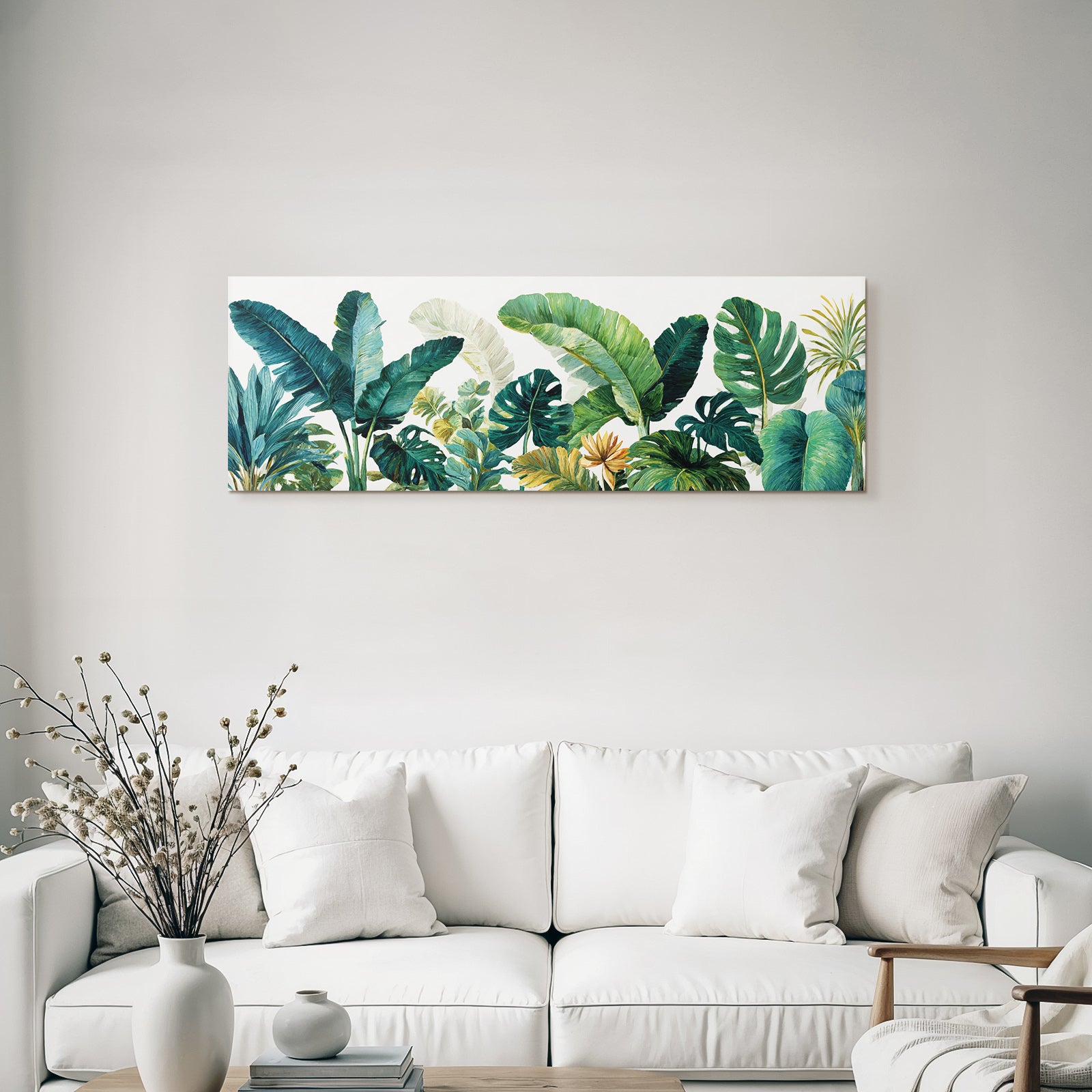 Tropics and Jungle Tropical Leaves Vibrant Artwork Botanical Feeling