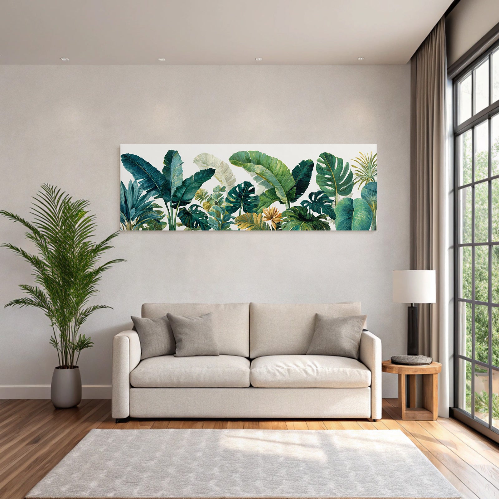 Tropics and Jungle Tropical Leaves Vibrant Artwork Botanical Feeling