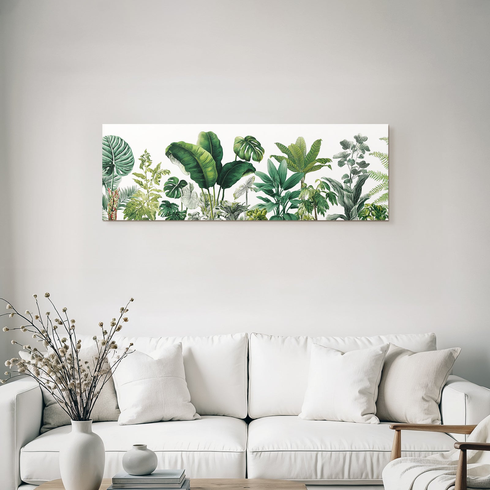 Tropics and Jungle Tropical Plant Diversity Artistic Illustration