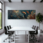 Tropics and Jungle Two Toucans Surrounded by Tropical Foliage Stylized Artwork