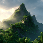 Tropen Und Dschungel Lush Mountainous Landscape Dawn Dusk Tropisch Subtropisch | Tropen und Dschungel | Landschaften