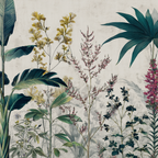 Tropen Und Dschungel Pflanzen Und Blumen Kunst Illustration Botanische Elemente | Tropen und Dschungel | Landschaften