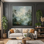 Tropics and Jungle Peaceful Misty Landscape Tropical Forest