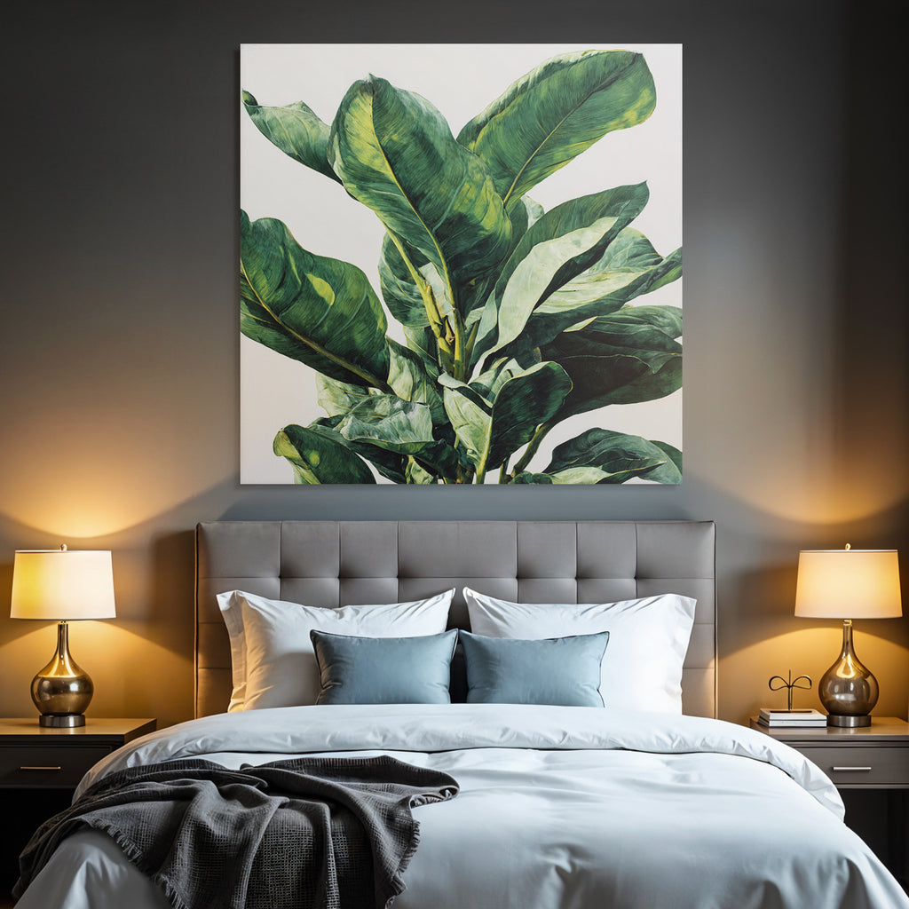 Tropics and Jungle Green Leaves Tropical Plant