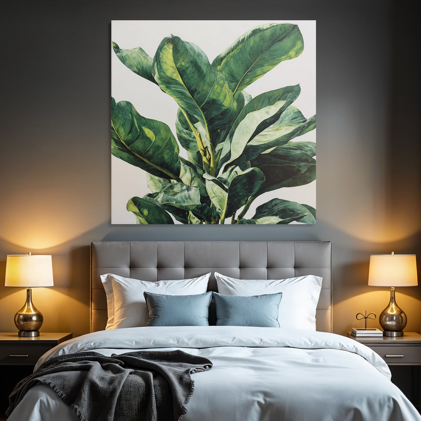 Tropics and Jungle Green Leaves Tropical Plant