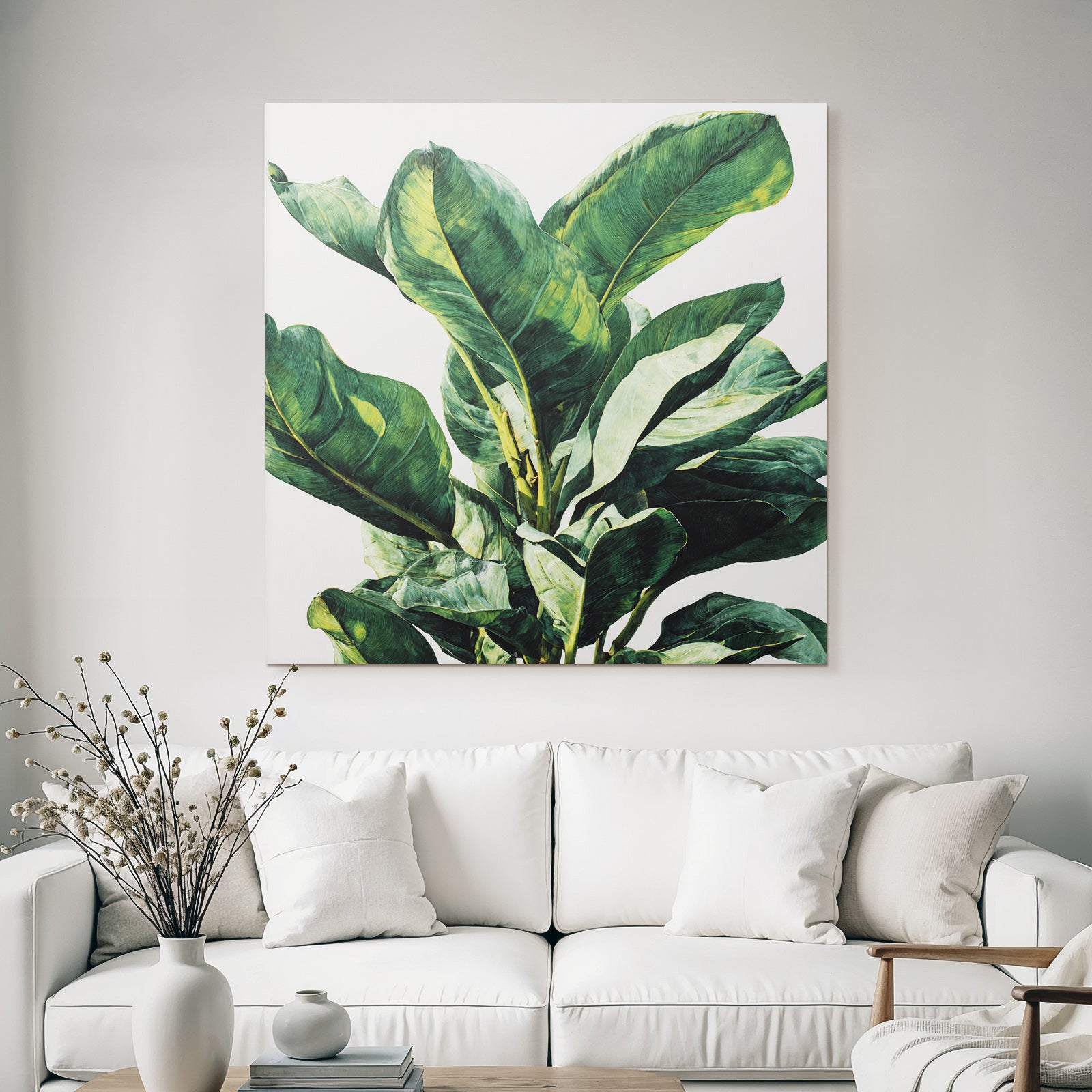 Tropics and Jungle Green Leaves Tropical Plant